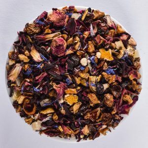 Cocktail de Rosas: Té de frutas