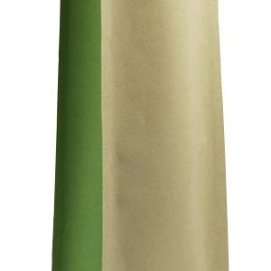 Boxpack marrón-verde: Bolsa sellable de 3 capas: papel Kraft, caja 500 uds