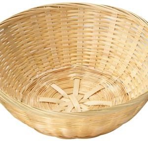Natur Rund: Cesta Bambú natural redondo Ø 220 mm