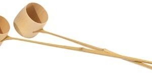 Hishaku: Original cucharón japonés de agua para matcha en un juego de 2
