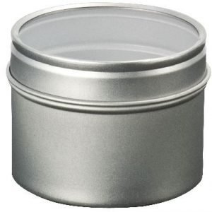 Silber Fenster 25 g: Lata redonda con ventana