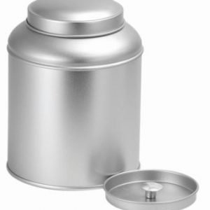Silver Classic 125 g: Caja redonda de acero inox