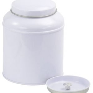 White Classic 125 g: Caja redonda de acero inox
