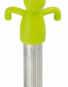 Hombrecito verde : Infusor de acero inoxidable y silicona
