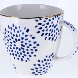ELEGANCE BLÜTE: Taza de porcelana 375 ml, en caja de regalo