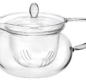 Lucas: Tetera de cristal de 450 ml con filtro de cristal