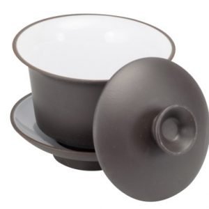Gaiwan: Tacita con tapa y platillo