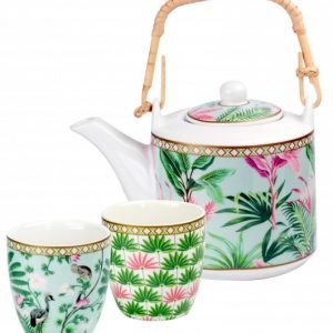 Wild Tropical: Juego Tetera de porcelana de 600 ml