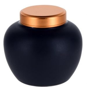 Heijin black 65 g: Caja de té de cerámica