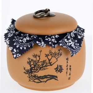 Brown mei 110 g: Original caja de Té de Arcilla Yixing con Paño