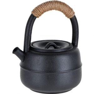 Mailin dark brown: Tetera 450 ml con esmalte marrón oscuro