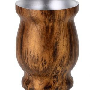 Mateo wood: Taza de mate de doble pared de 240 ml