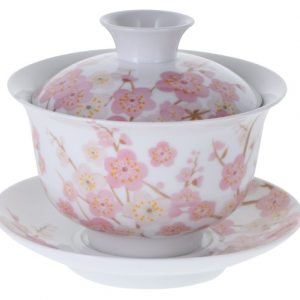 Yoshino: Gaiwan de porcelana 160 ml, 3 piezas