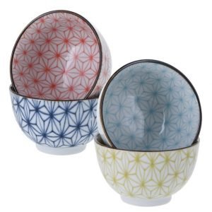 Nana: Set 4 tazas de té de porcelana japonesa 120 ml
