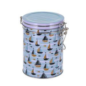 Caja de té redonda 'Maritime 6UDS