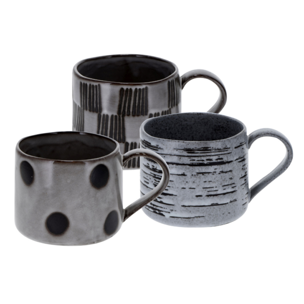 Taza 'Geometric' 350 ml 3 motivos surtidos 4UDS