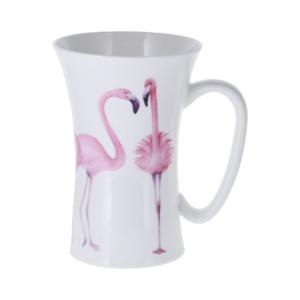 Mega-taza de porcelana fina flamingo 500 ml