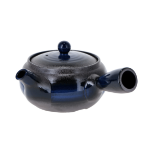 Tetera con asa lateral Risako 400 ml azul-negro