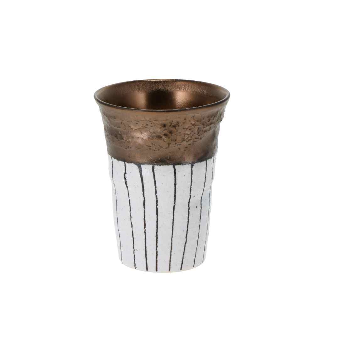 WHITE CRAFT – Taza de porcelana de 280 ml, hecha a mano en Japón