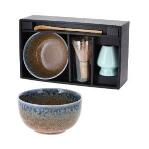 DAIDAI-IRO – Set de matcha en estuche de regalo (cuenco 400 ml + accesorios)