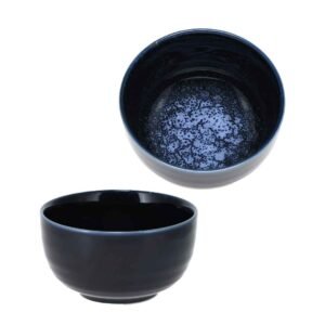 SHIZUKU BLAU – Bol de matcha japonés 450 ml (13 × 7 cm)