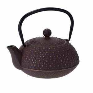 ANHUI – Tetera de hierro “Vintage-look” 900 ml con colador metálico e interior esmaltado