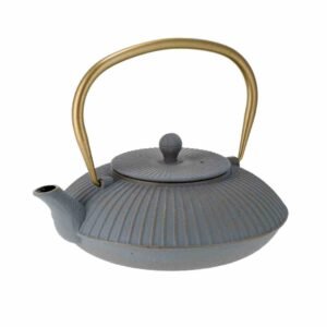 Tetera de hierro “Vintage-look” 1,1 L con colador metálico e interior esmaltado