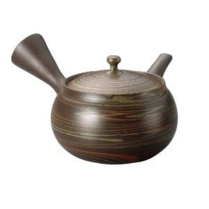 YOKODE – Kyusu de Tokoname 330 ml con filtro, cerámica japonesa