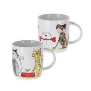 Taza porcelana 'Cat & Dog' 355 ml