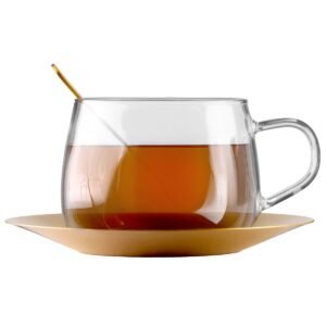 Taza de té de cristal "Eva"de 400 ml