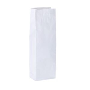 Bolsa de té de fondo plano 3 capas 250 g, blanca (caja 500 uds)